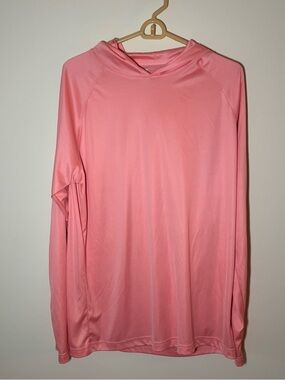 Columbia Coral Pink Hooded Sun Shirt